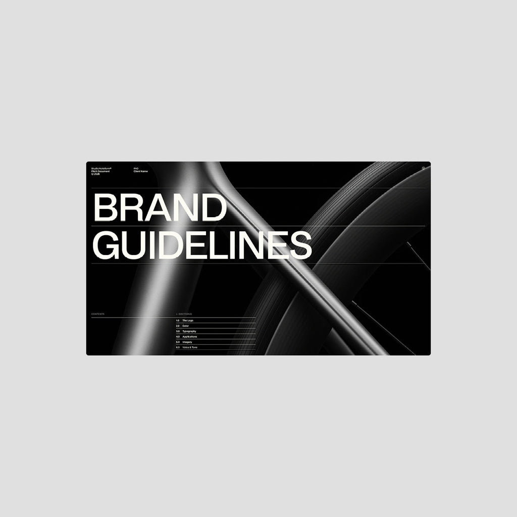Brand Guidelines - Noteform