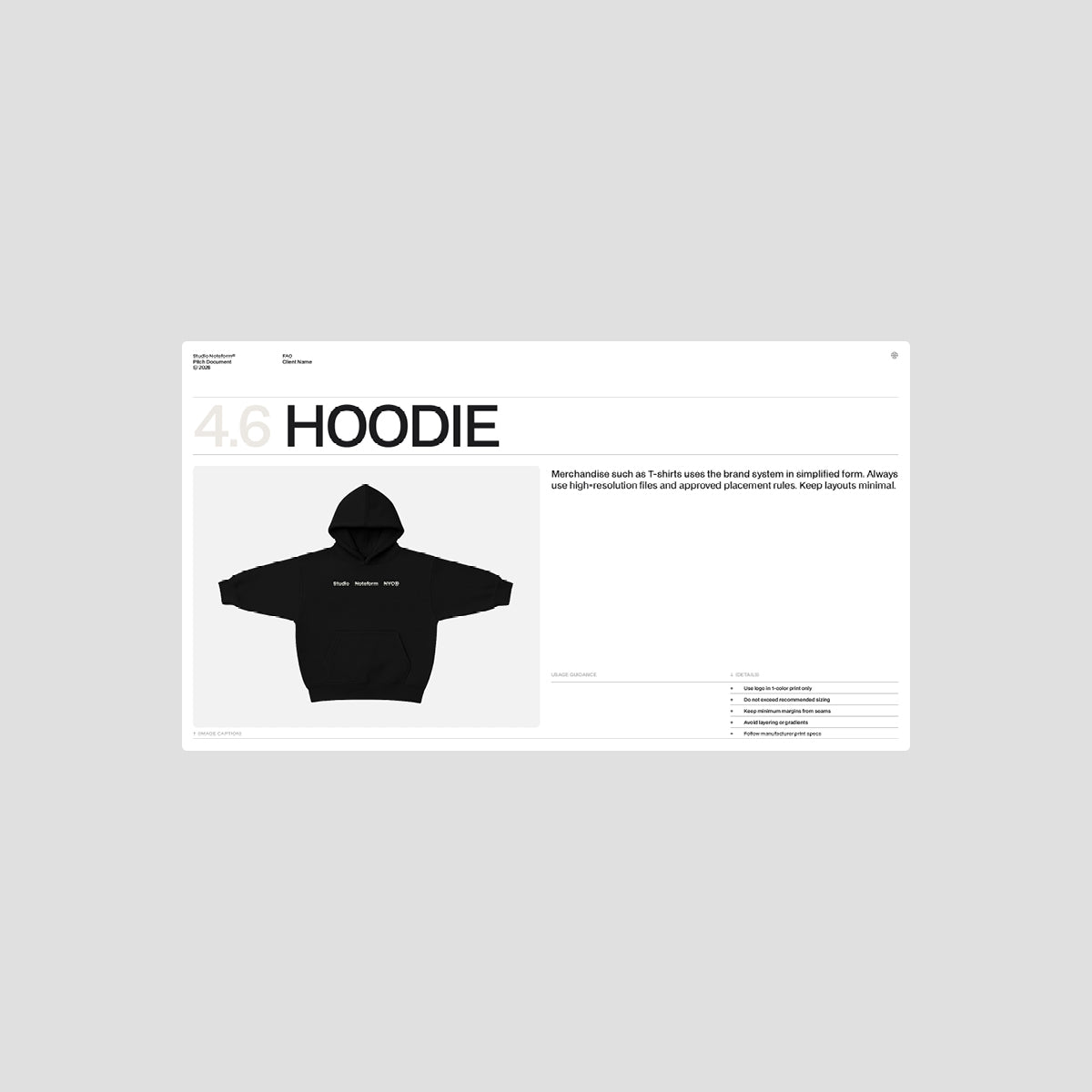 Brand Guidelines - Noteform