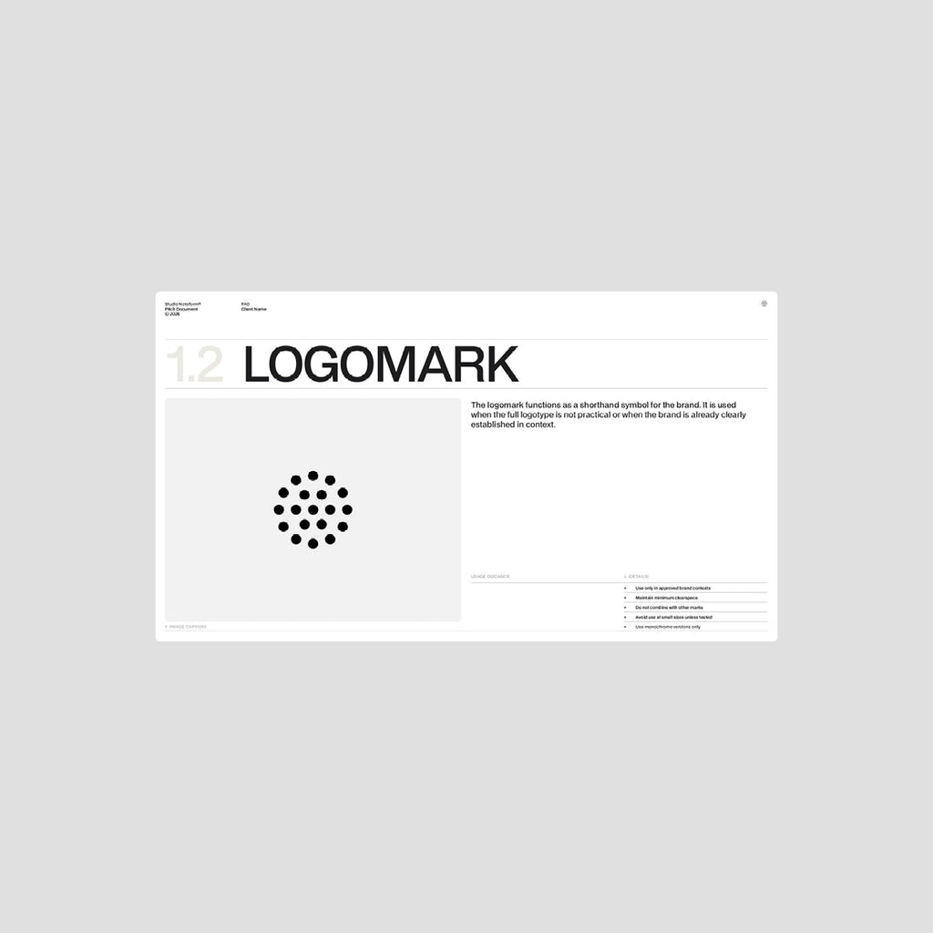 Brand Guidelines - Noteform