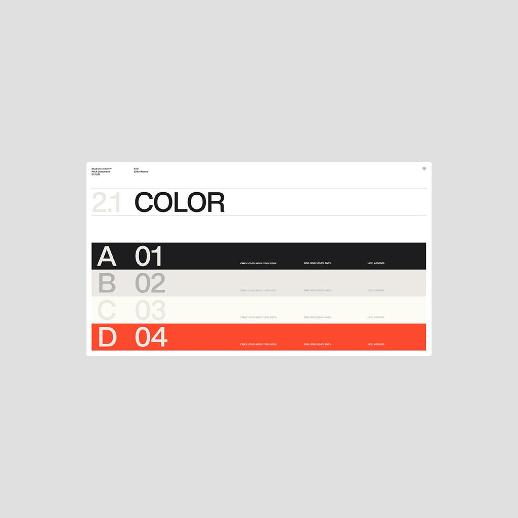 Brand Guidelines - Noteform