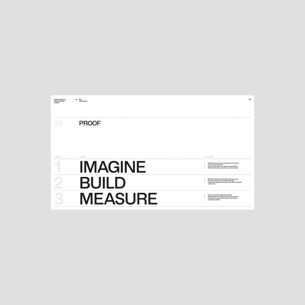 Pitch Deck - Noteform