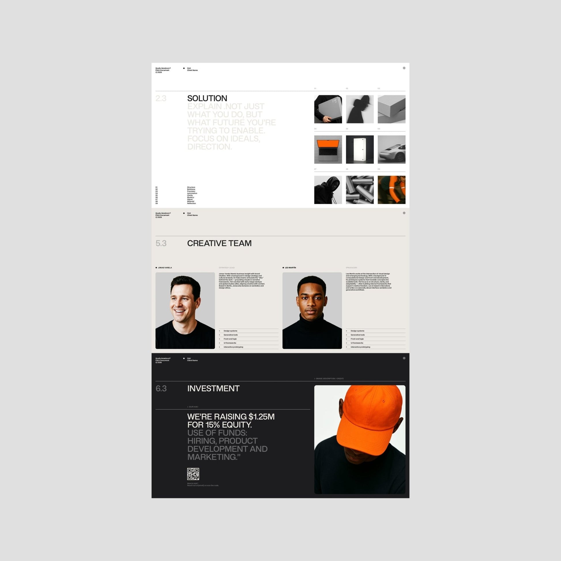 Pitch Deck - Noteform